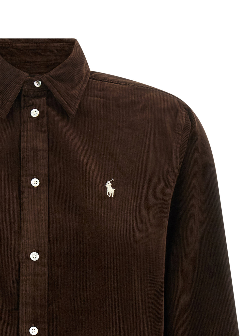 Polo Ralph Lauren Brown Cotton Blouse