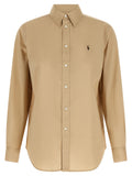 Polo Ralph Lauren Beige Cotton Blouse
