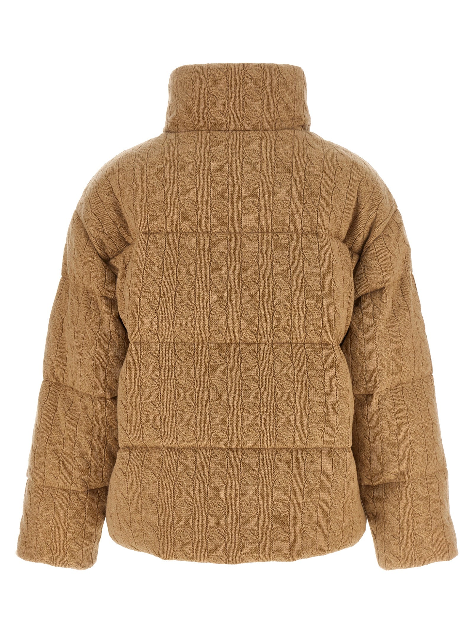 Polo Ralph Lauren Beige Wool Full-Length Jacket