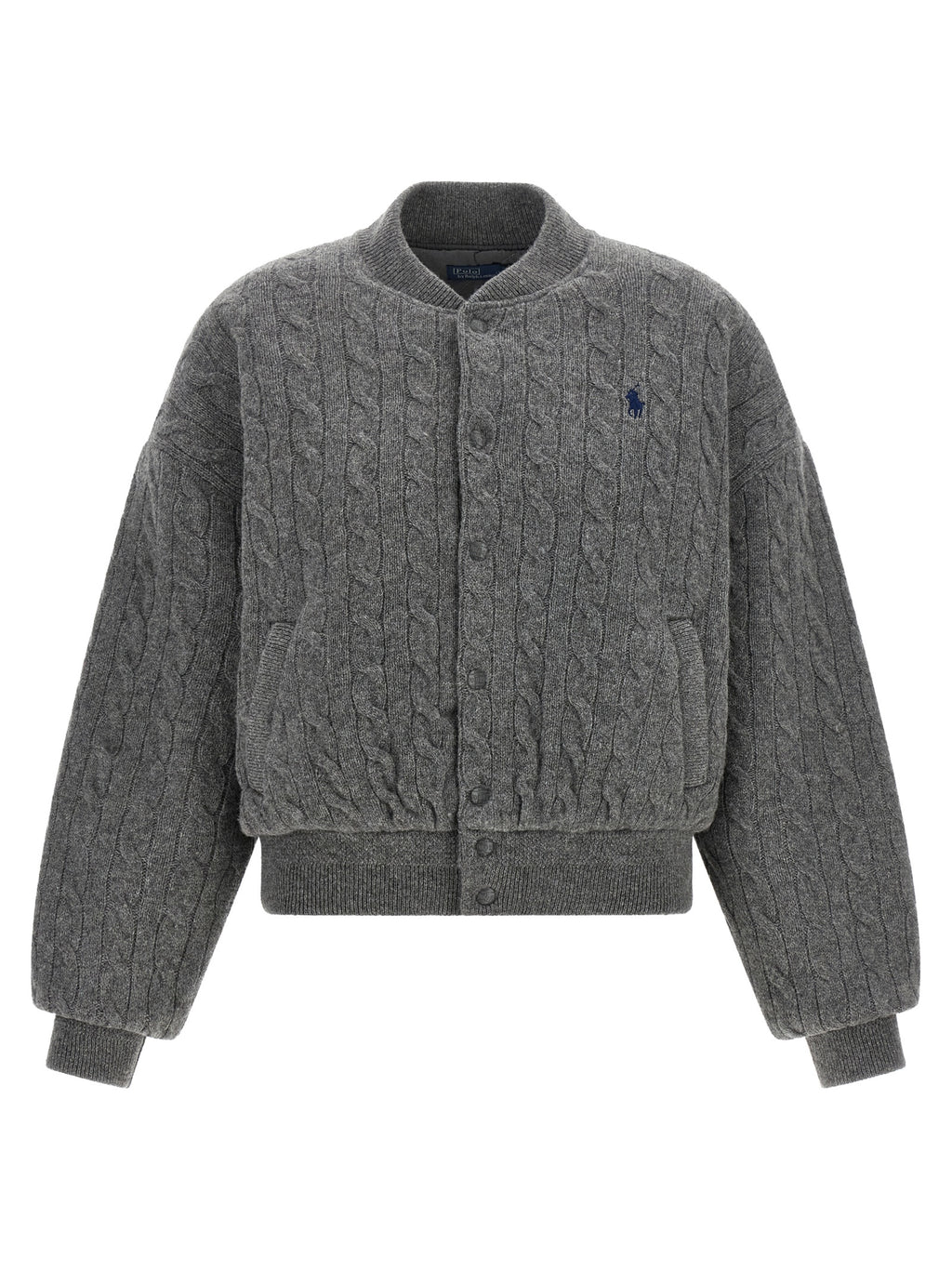 Polo Ralph Lauren Gray Wool Bomber