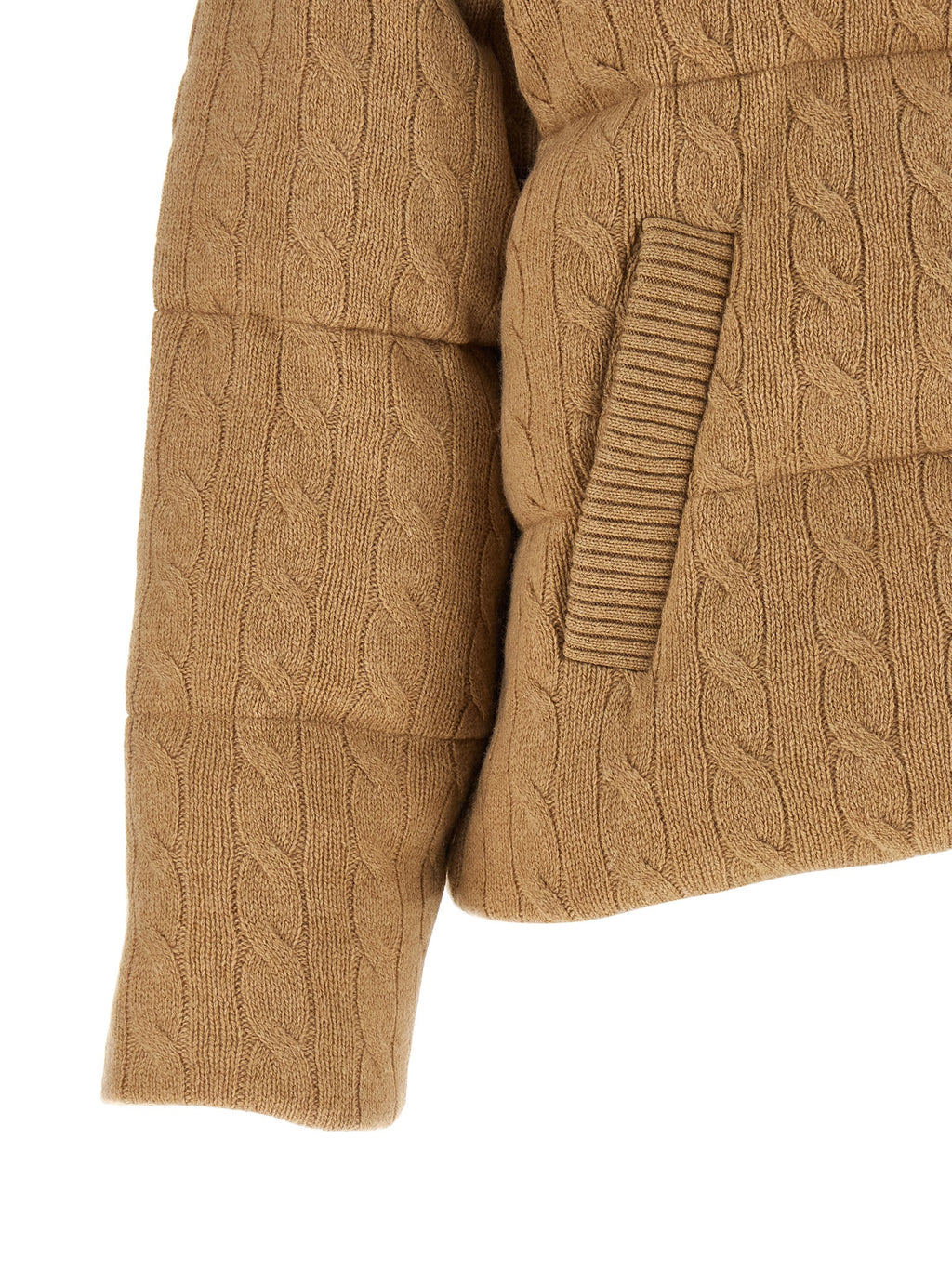 Polo Ralph Lauren Beige Wool Full-Length Jacket