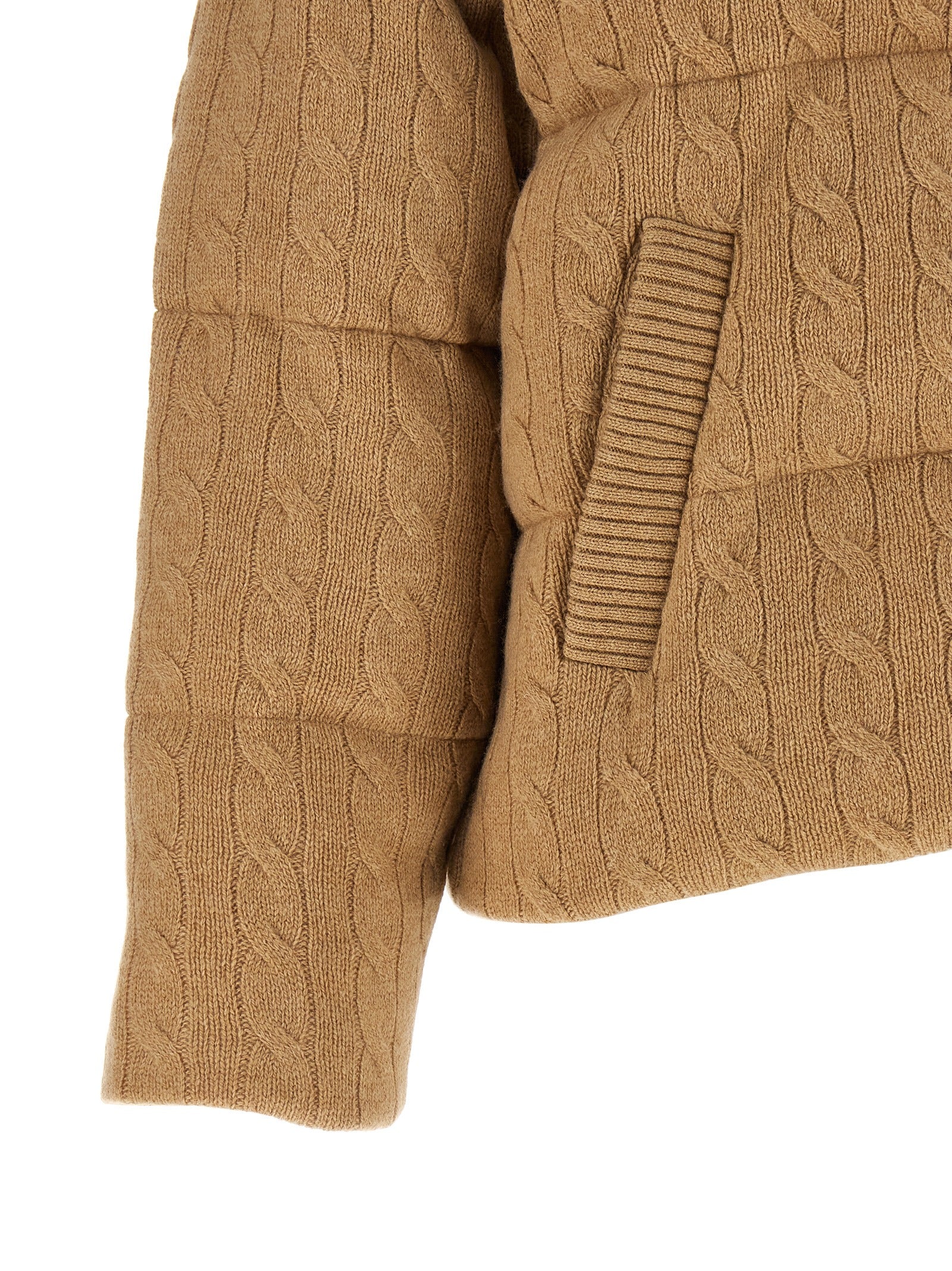 Polo Ralph Lauren Beige Wool Full-Length Jacket