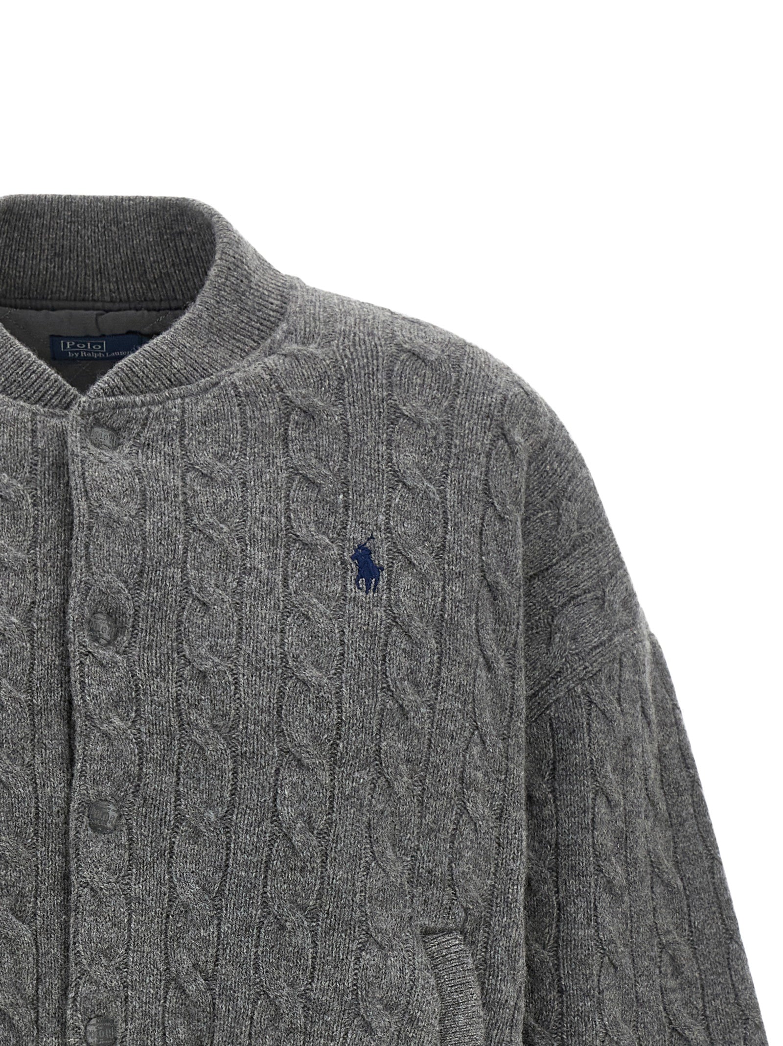 Polo Ralph Lauren Gray Wool Bomber