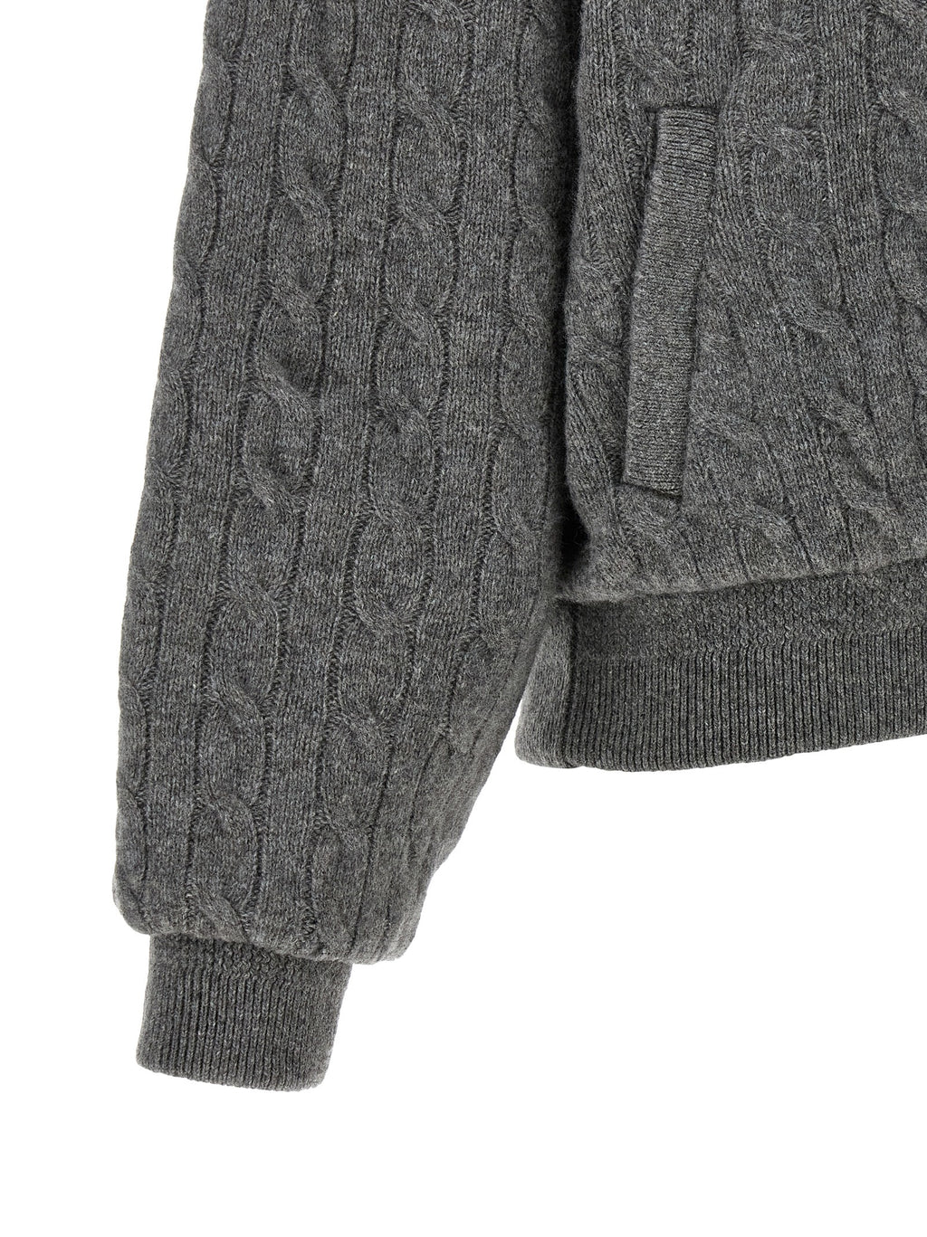 Polo Ralph Lauren Gray Wool Bomber