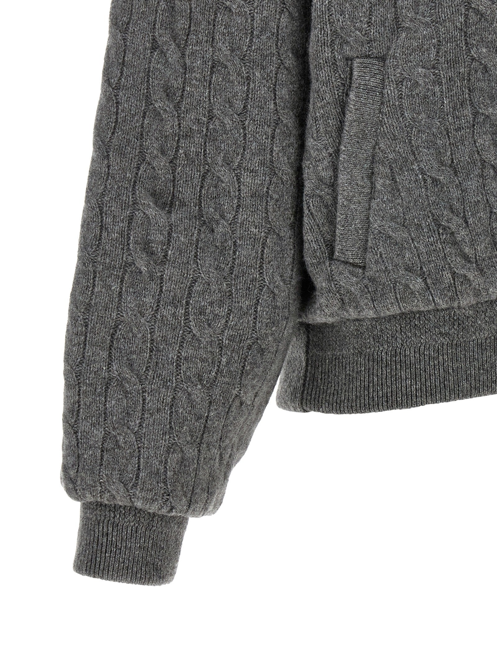 Polo Ralph Lauren Gray Wool Bomber