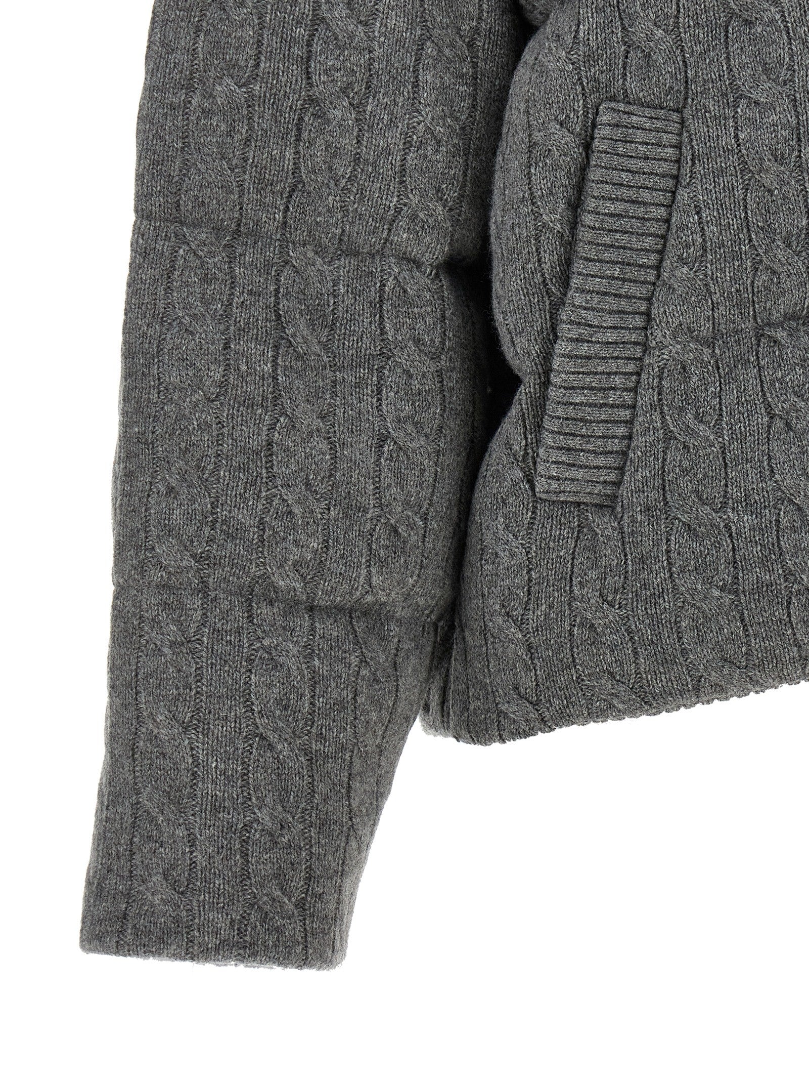 Polo Ralph Lauren Gray Wool Full-Length Jacket