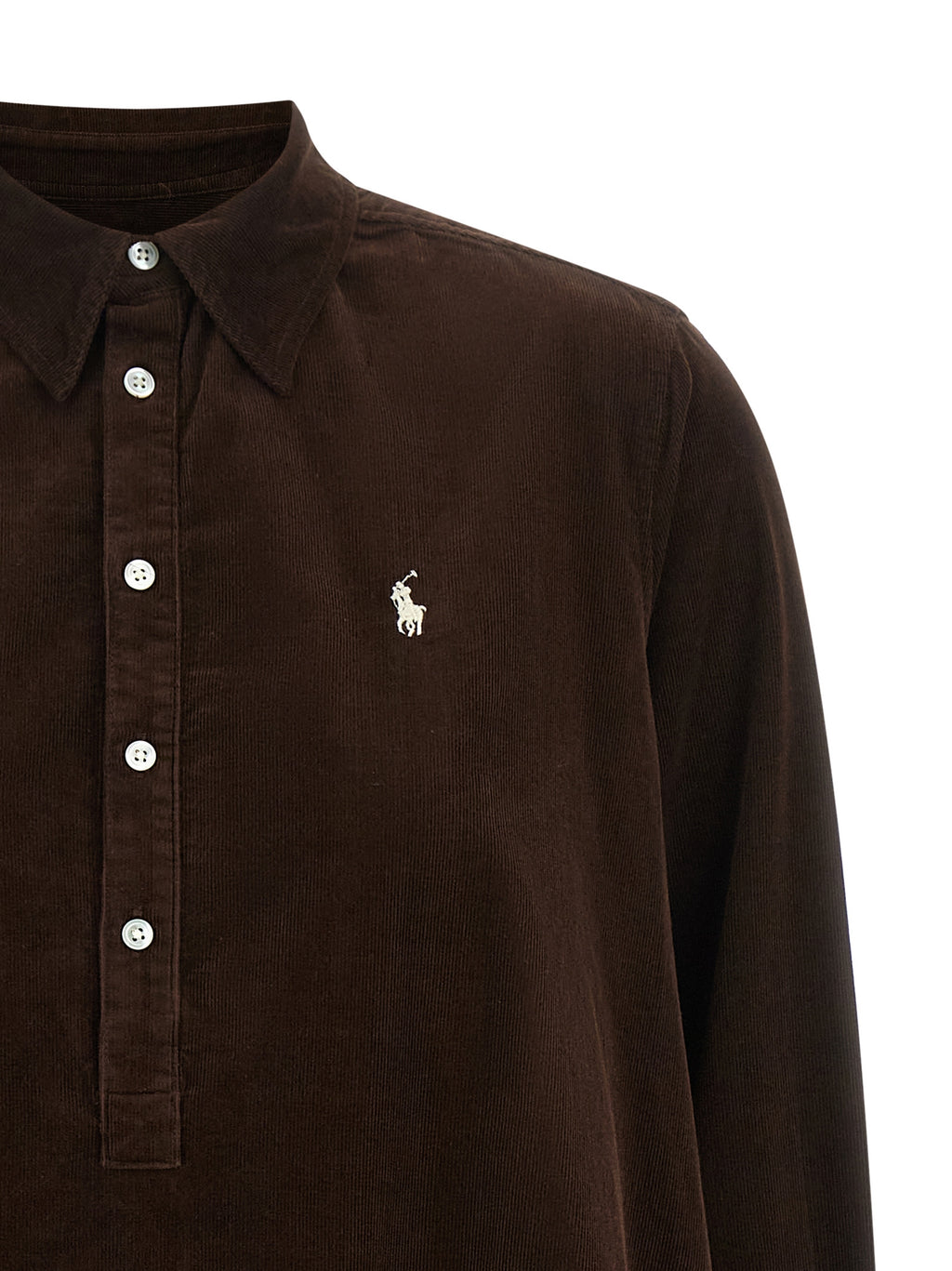 Polo Ralph Lauren Brown Cotton Short Dress