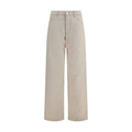 Fendi Beige Cotton Jeans Denim