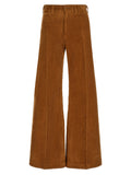 Polo Ralph Lauren Brown Cotton Flared Pants