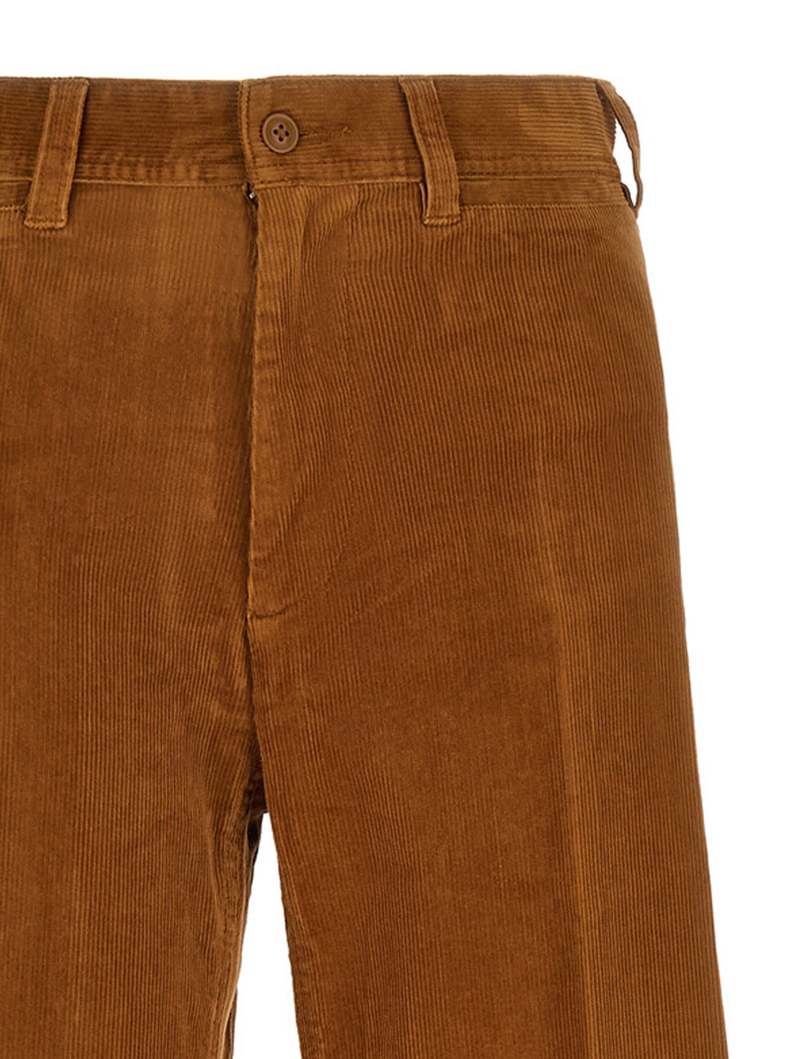 Polo Ralph Lauren Brown Cotton Flared Pants