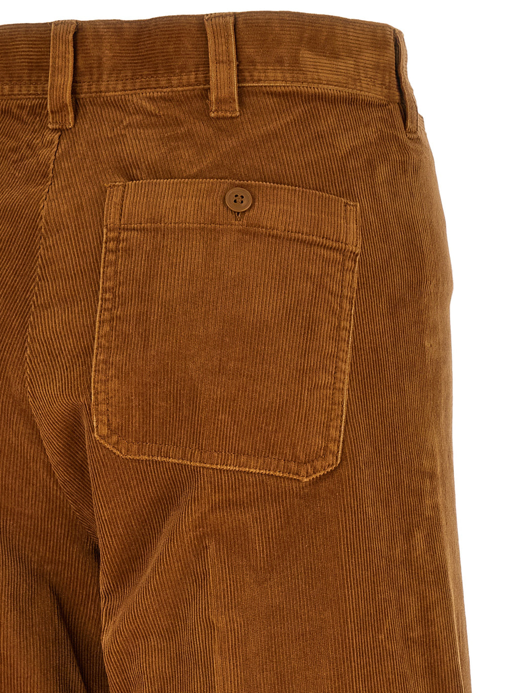 Polo Ralph Lauren Brown Cotton Flared Pants