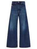 Diesel Blue Cotton Jeans Denim