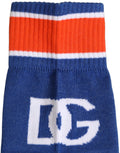 Dolce & Gabbana Men Multicolor Cotton Mid Calf Accessory Socks