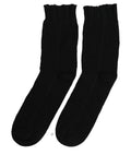 Dolce & Gabbana Men Dark Blue Cotton Ribbed Mid Calf Accessory Socks