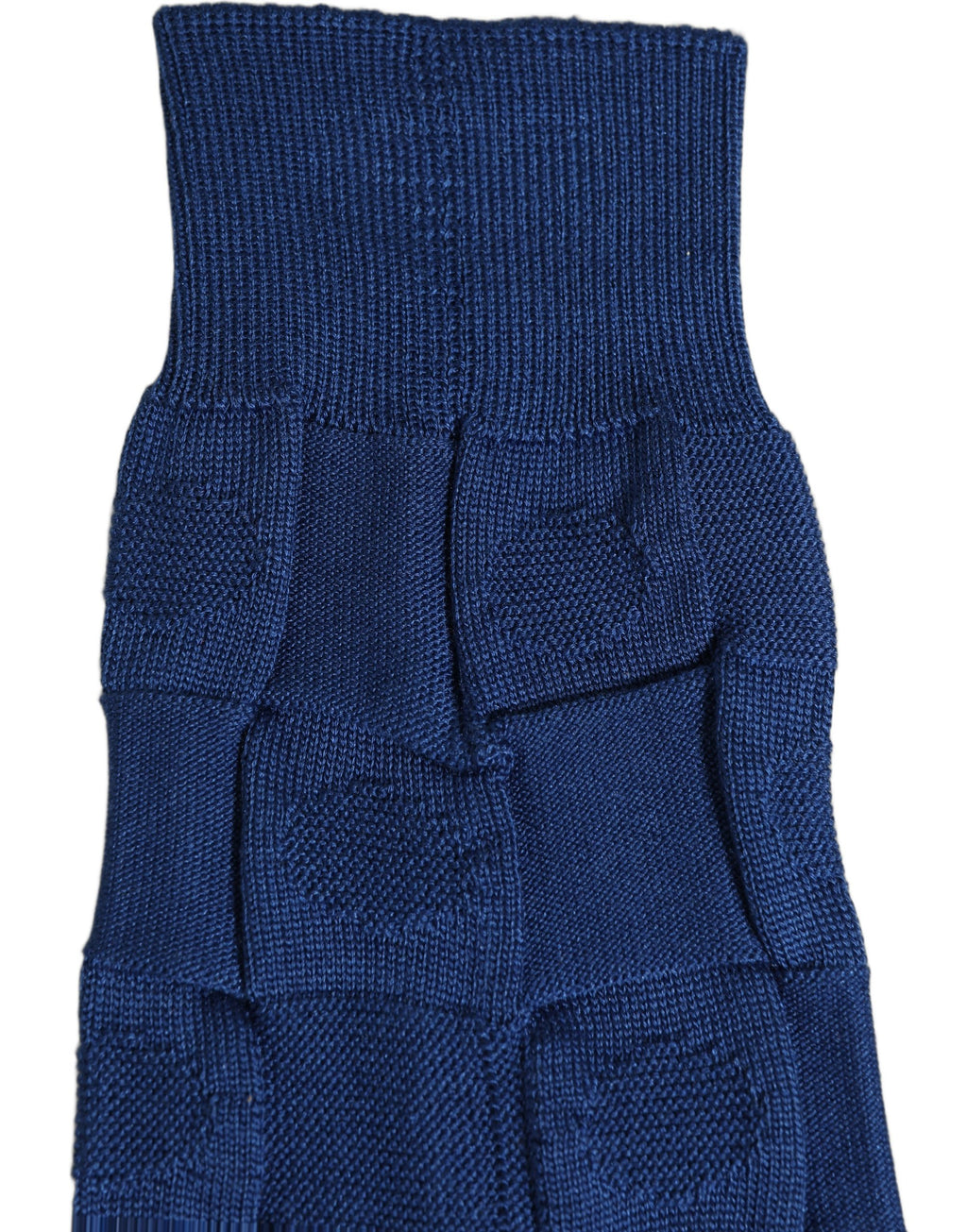 Dolce & Gabbana Royal Blue Checkered Silk Mid Calf Accessory Socks