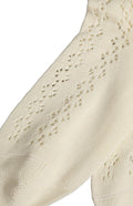 Dolce & Gabbana Off White Cotton Knit Mid Calf Accessory Socks