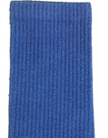 Dolce & Gabbana Blue Cotton Ribbed Mid Calf Women Accessory Socks