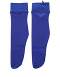 Dolce & Gabbana Royal Blue Mid Calf Sheer Nylon Accessory Socks