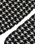 Dolce & Gabbana Black White Houndstooth Ankle Length Socks