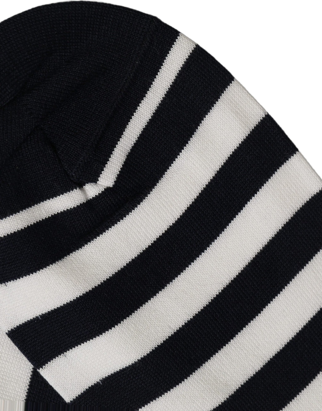 Dolce & Gabbana Black White Stripes Cotton Mid Calf Accessory Socks
