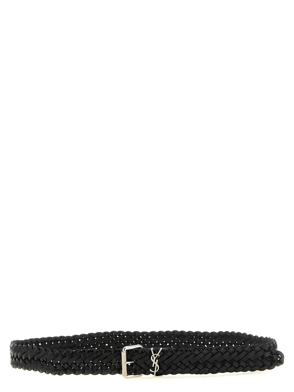 Saint Laurent Black Calfskin Regular Belt