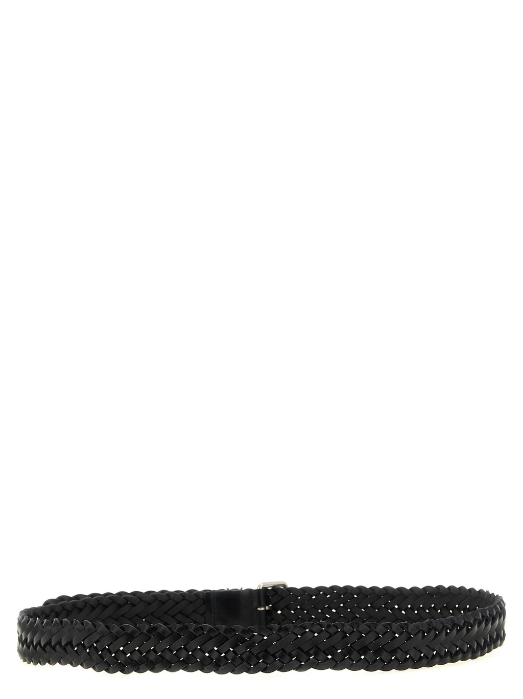 Saint Laurent Black Calfskin Regular Belt