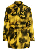 Prada Bicolor Polyamide Parka