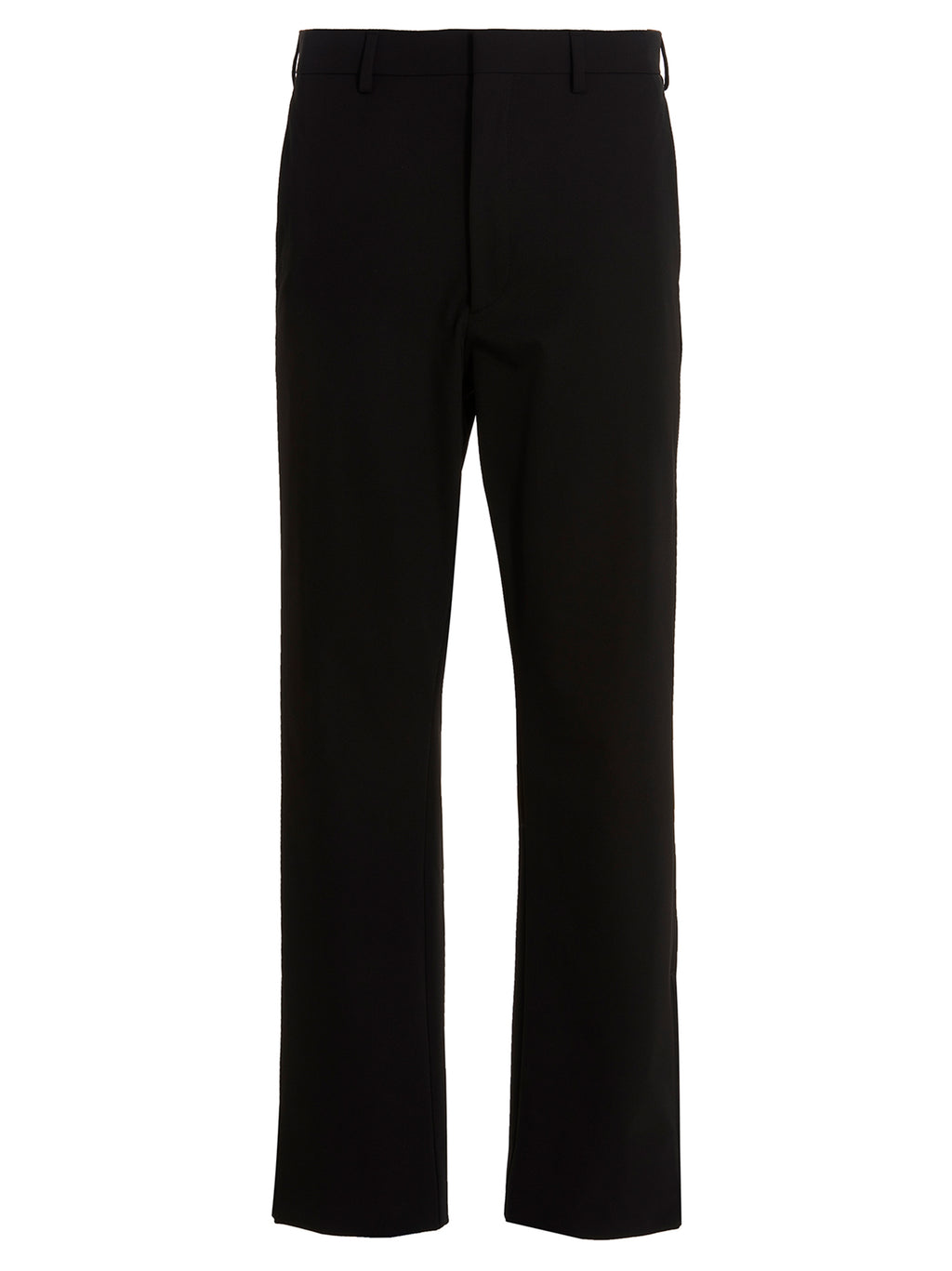 Prada Black Polyester Casual Pants
