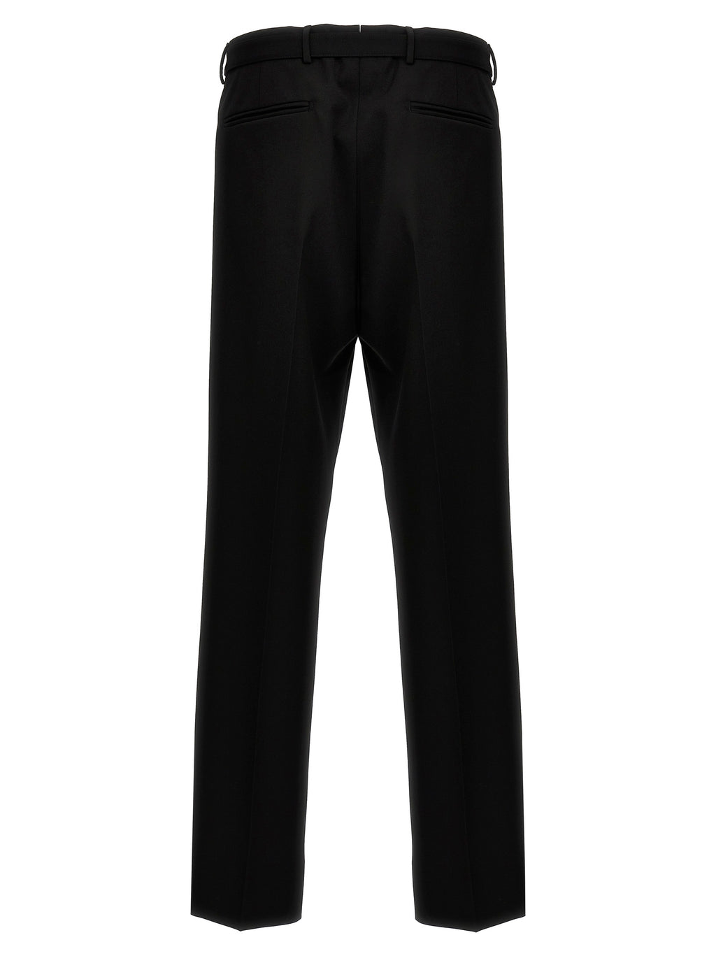 Prada Black Virgin Wool Dress Pants