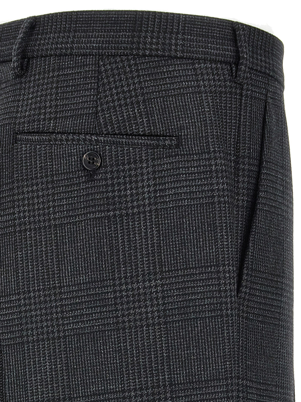 Prada Gray Virgin Wool Dress Pants