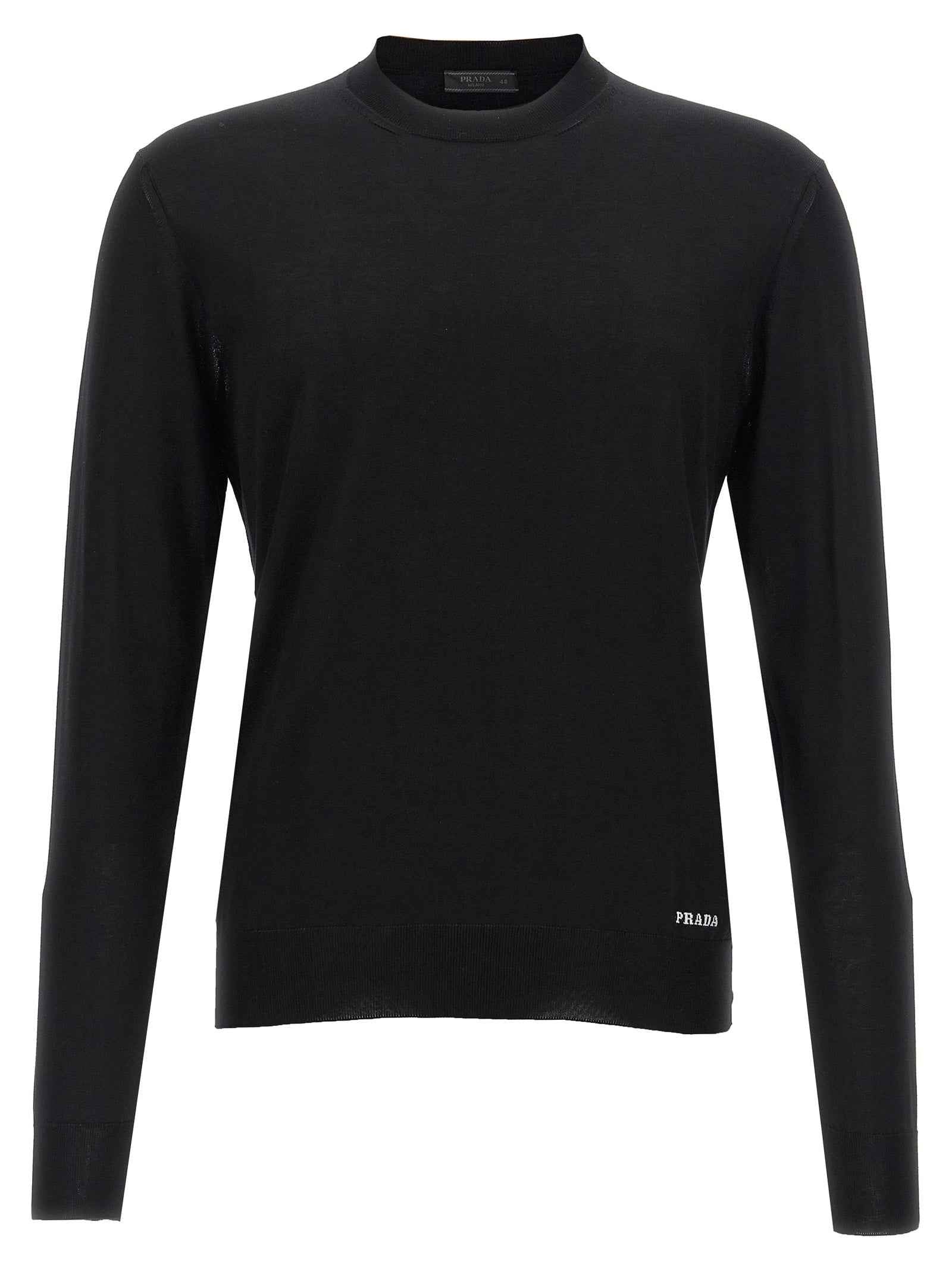 Prada Black Silk Cardigan
