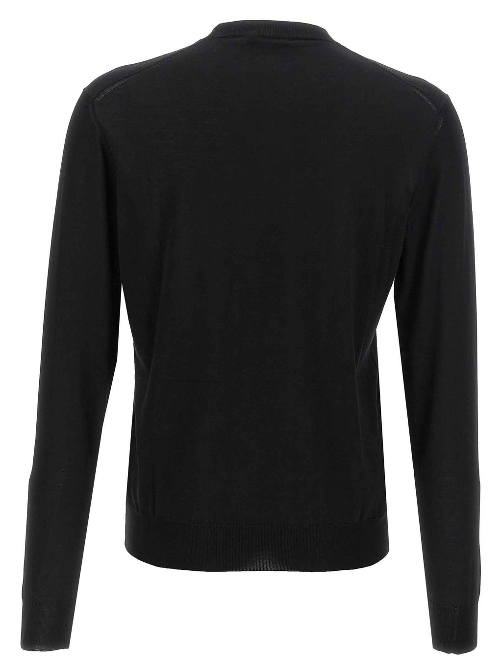 Prada Black Silk Cardigan