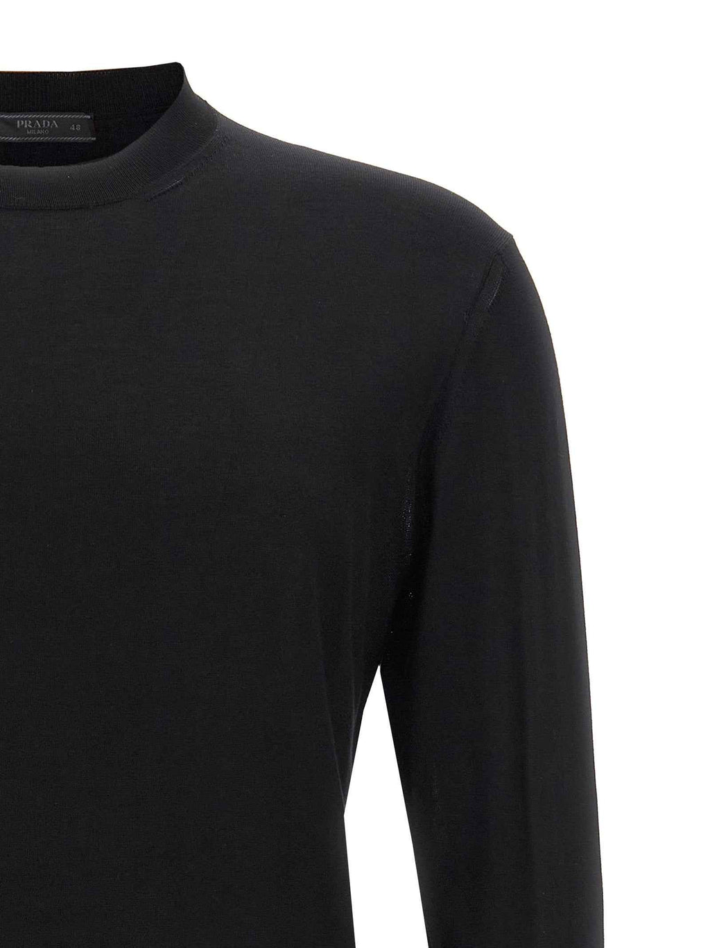 Prada Black Silk Cardigan