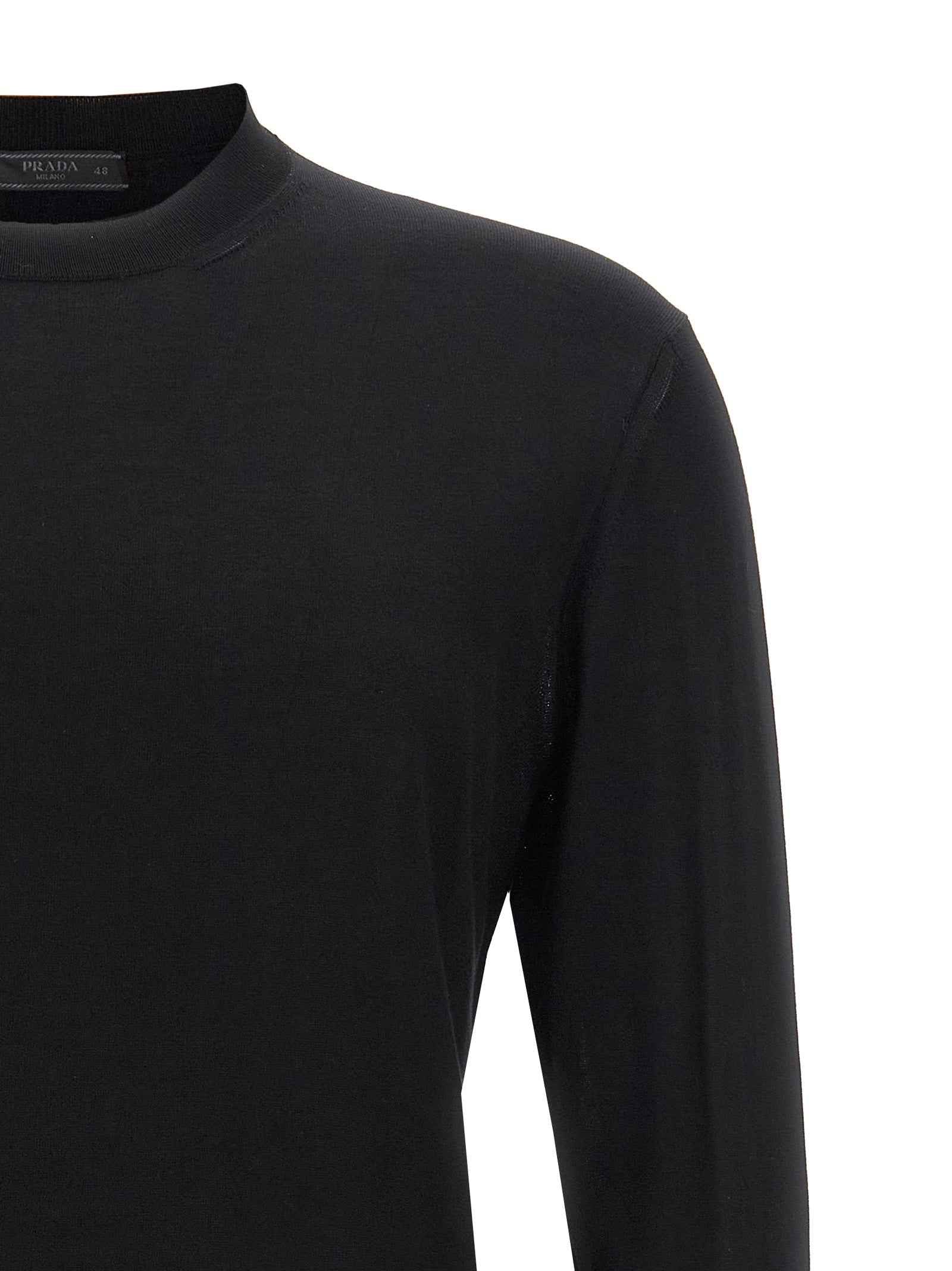 Prada Black Silk Cardigan