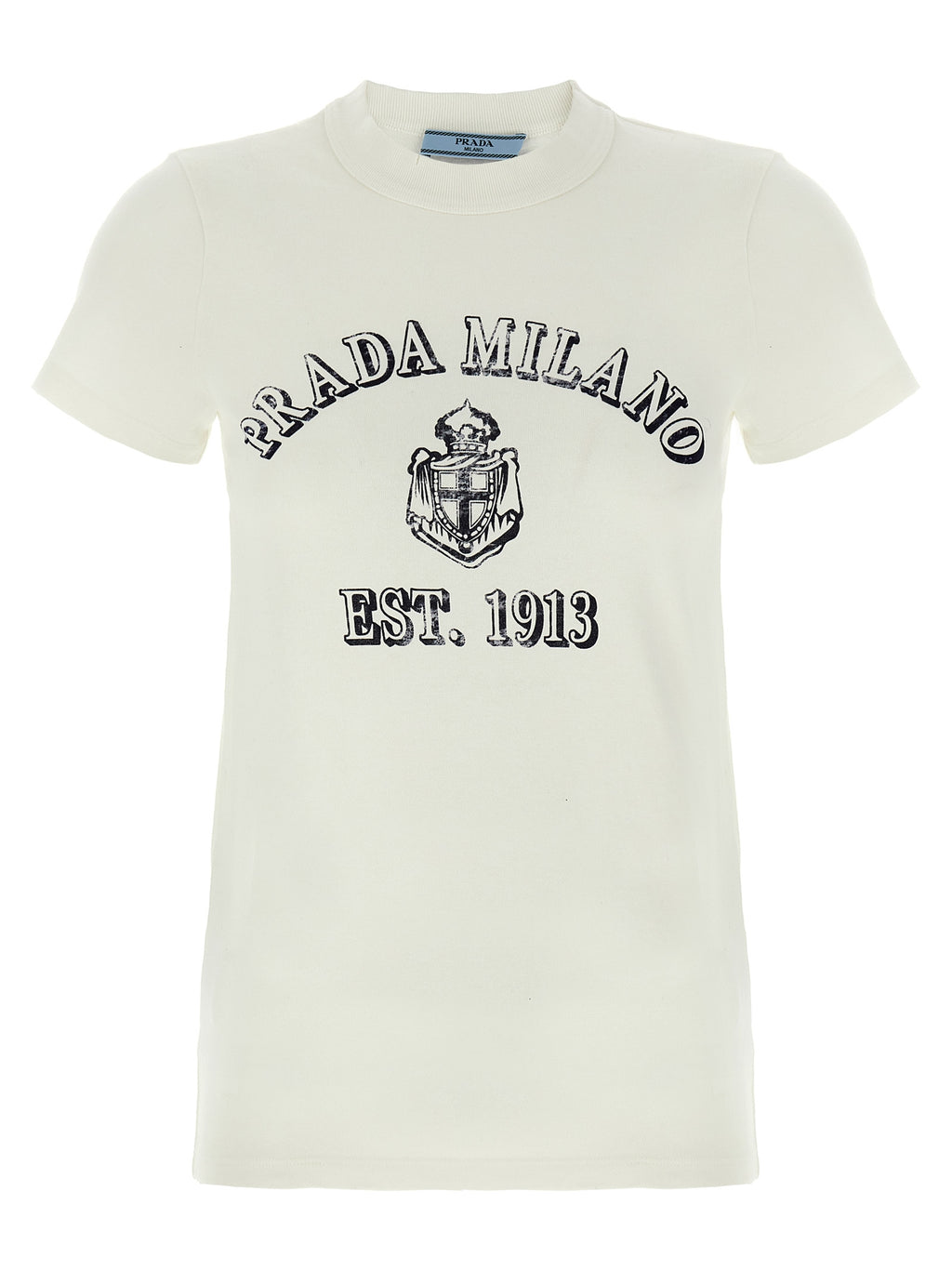Prada White Cotton T-Shirt
