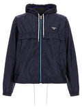 Prada Blue Recycled Polyamide Jacket