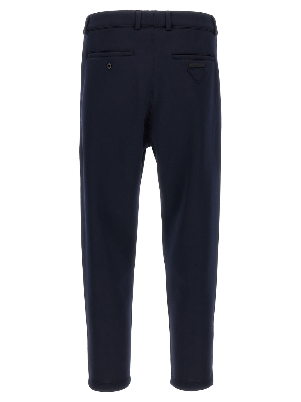 Prada Blue Polyester Casual Pants