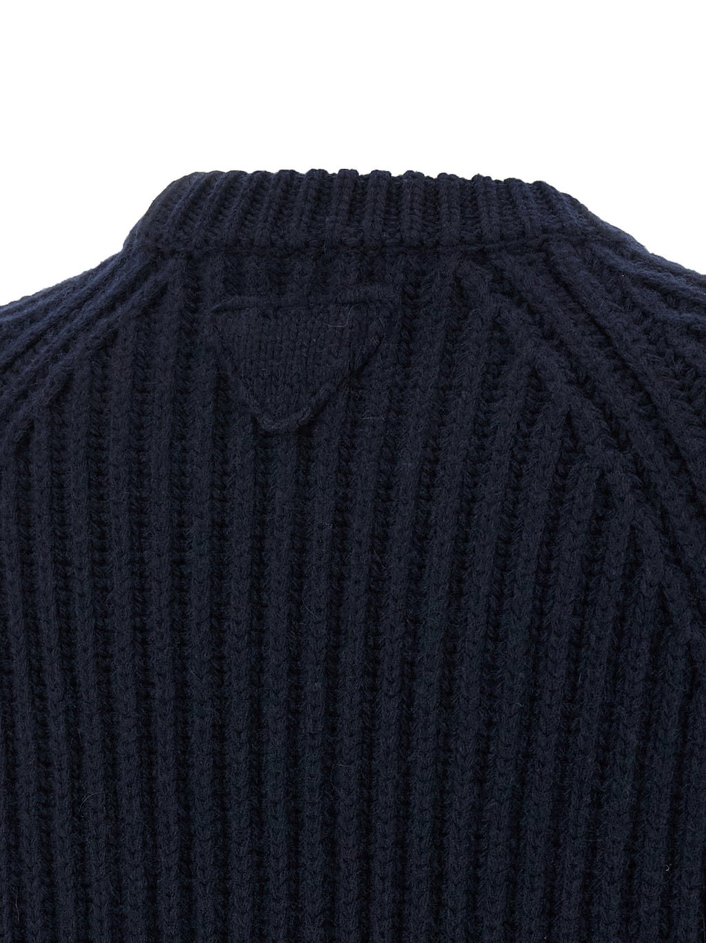 Prada Blue Virgin Wool Cardigan