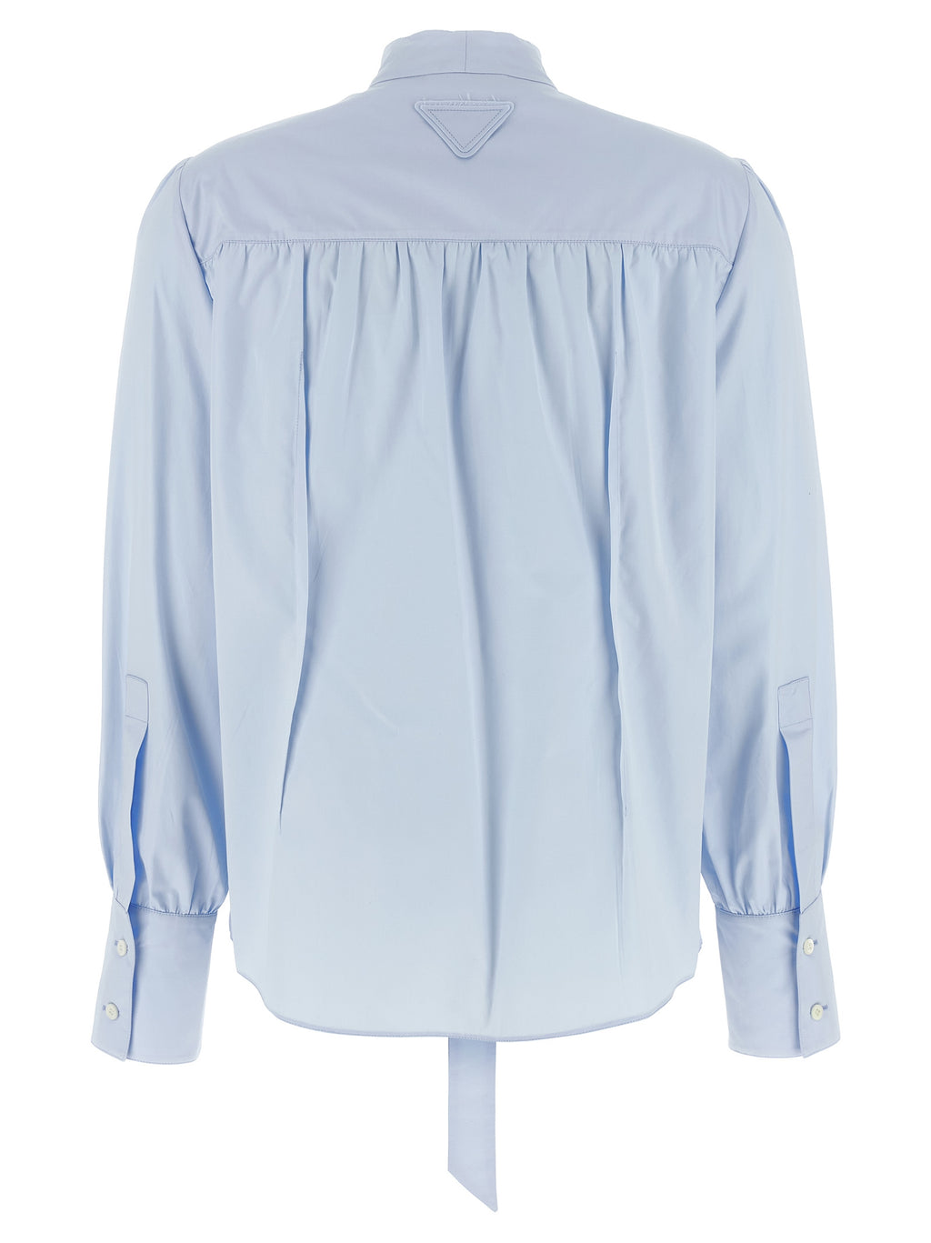 Prada Blue Cotton Blouse