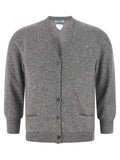 Prada Gray Cashmere Cardigan