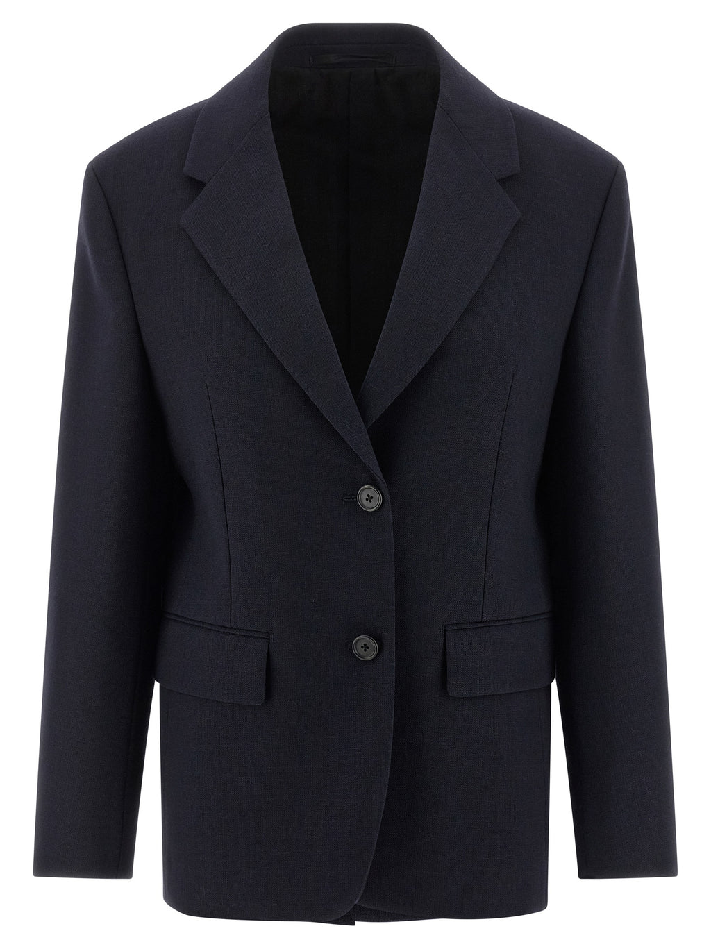 Prada Blue Virgin Wool Blazer