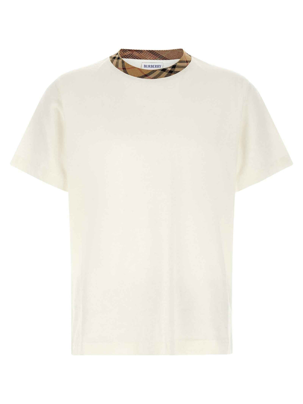 Burberry Beige Cotton T-Shirt