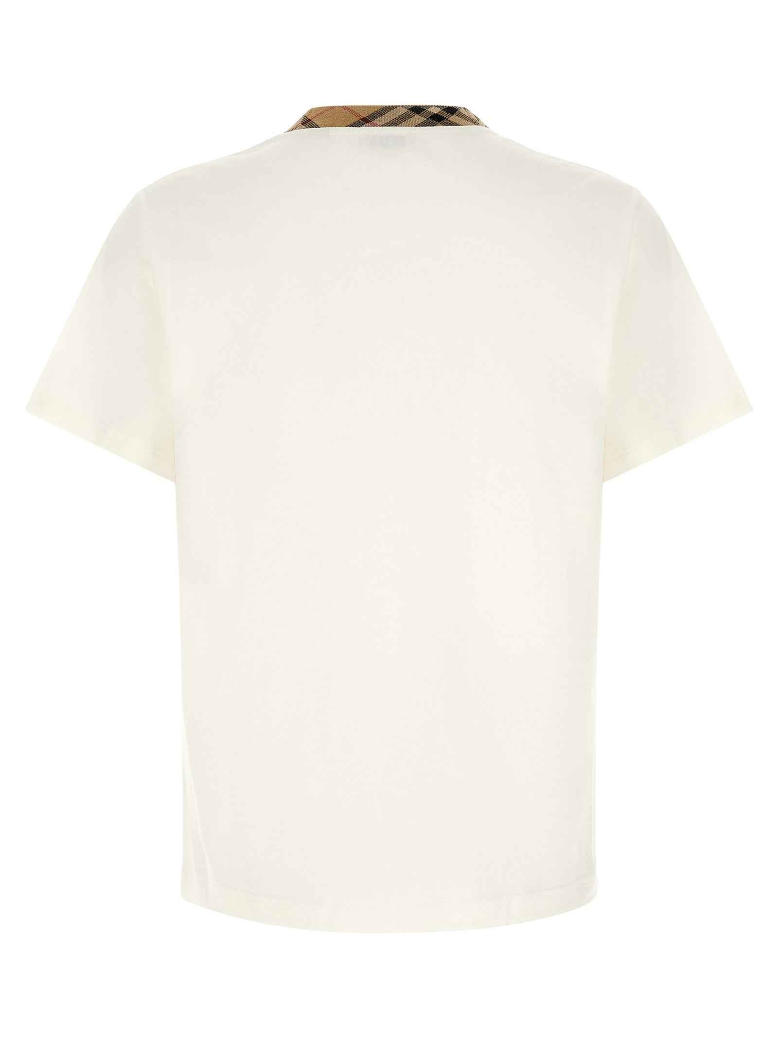 Burberry Beige Cotton T-Shirt