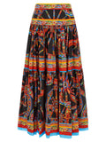 Dolce & Gabbana Multicolor Cotton Mini Skirt