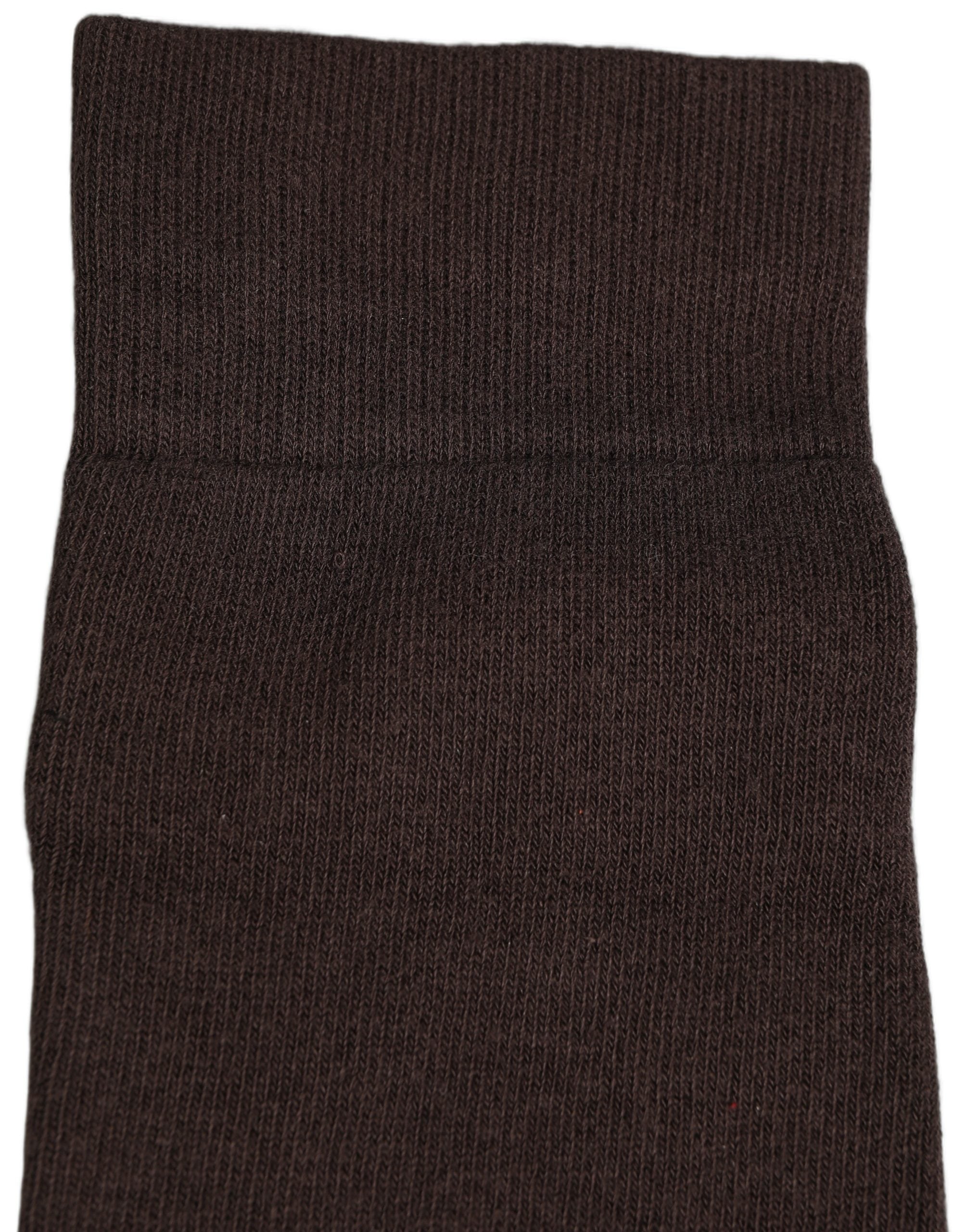 Dolce & Gabbana Dark Brown Cotton Over The Calf Accessory Socks
