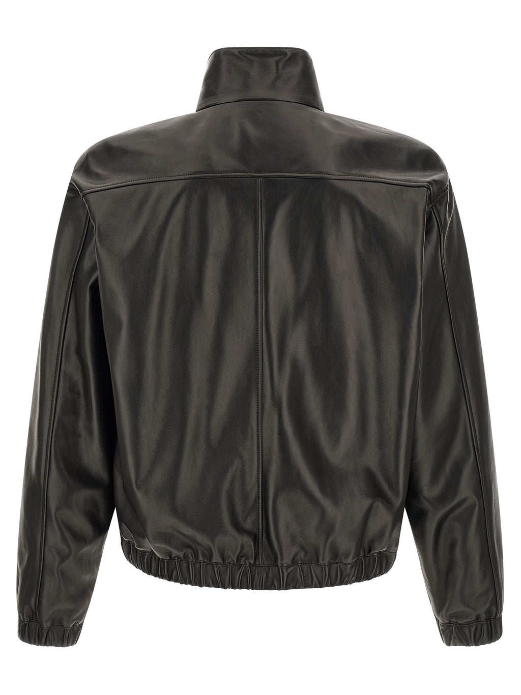 Saint Laurent Black Lamb Leather Leather Jacket