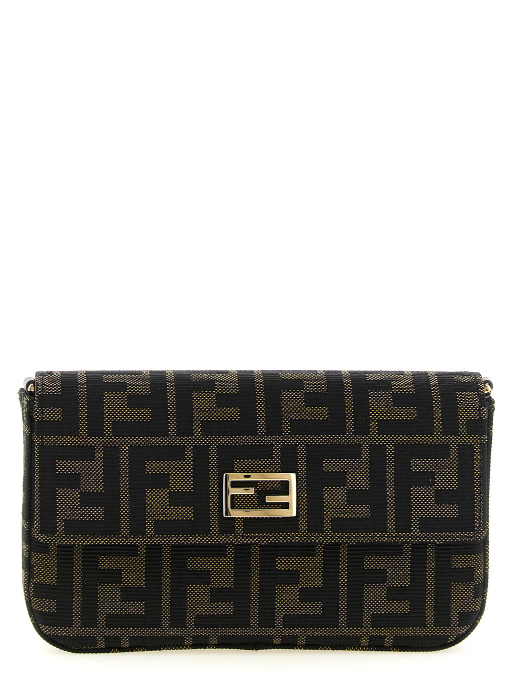 Fendi Brown Polyester Cardholder