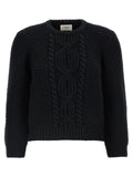 Saint Laurent Black Wool Cardigan