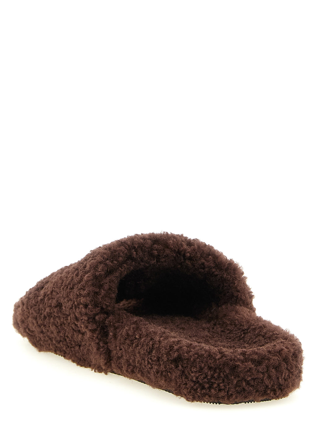 Balenciaga Brown Polyester Slides