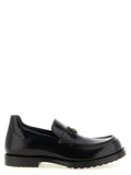 Balenciaga Black Calfskin Slip-On Loafers